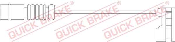 Czujnik zużycia klocka